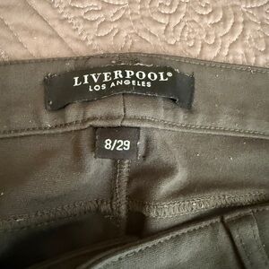Liverpool Jeans Company Army Green Ankle Pants
